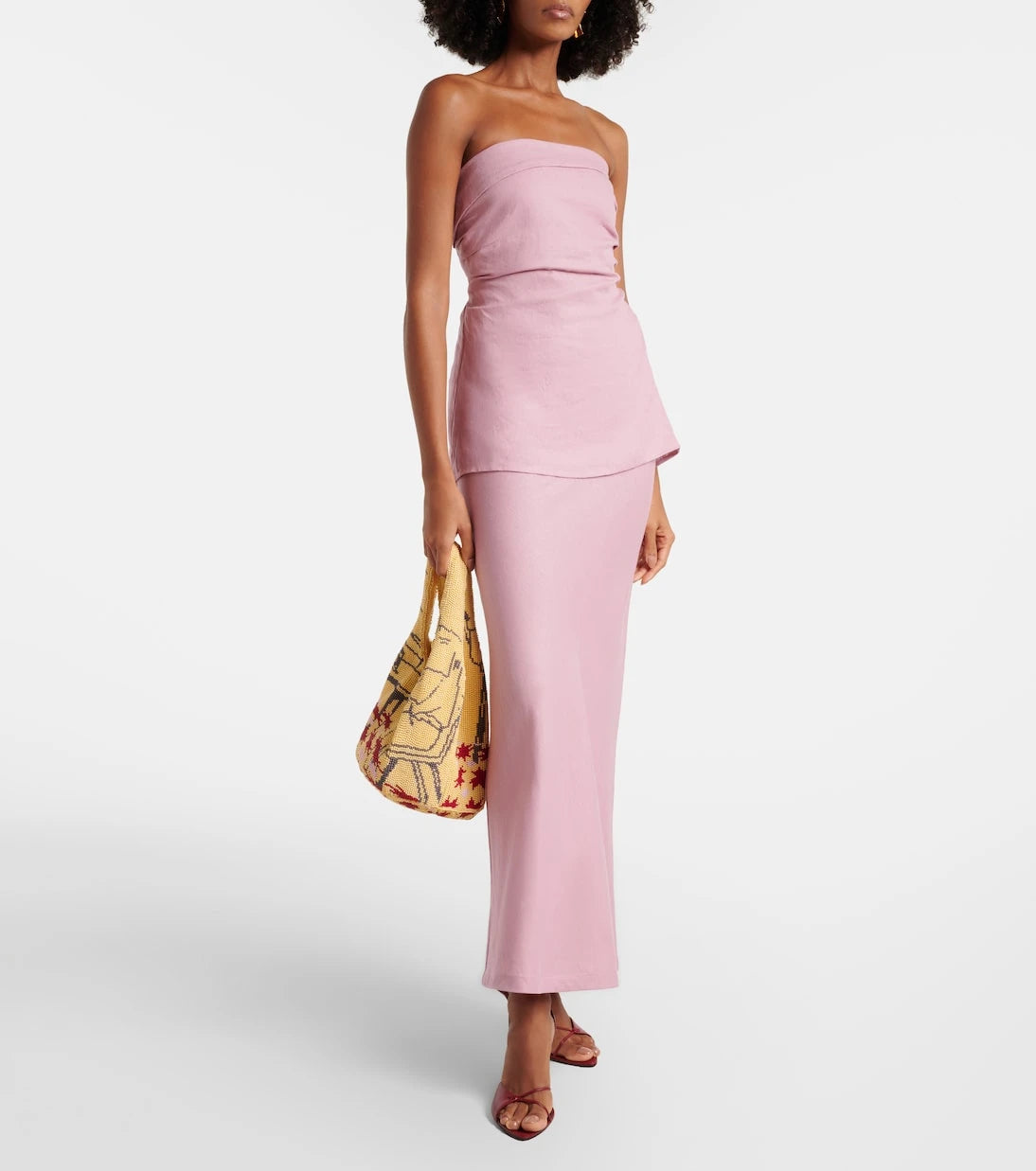 Faithfull - Caen strapless linen top