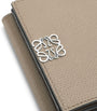 LOEWE Beige Leather Anagram Trifold Wallet
