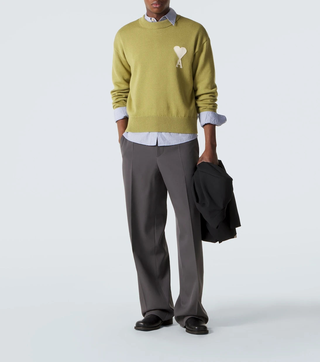 Ami Paris - Ami de Cœur wool and cotton sweater