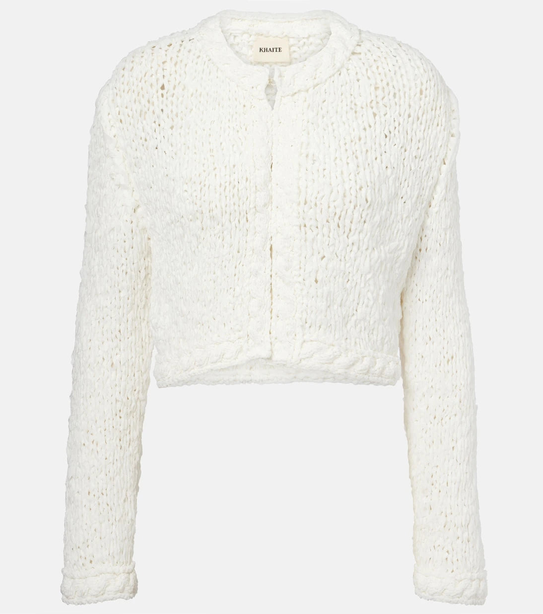 Khaite - Genevieve open-knit cardigan
