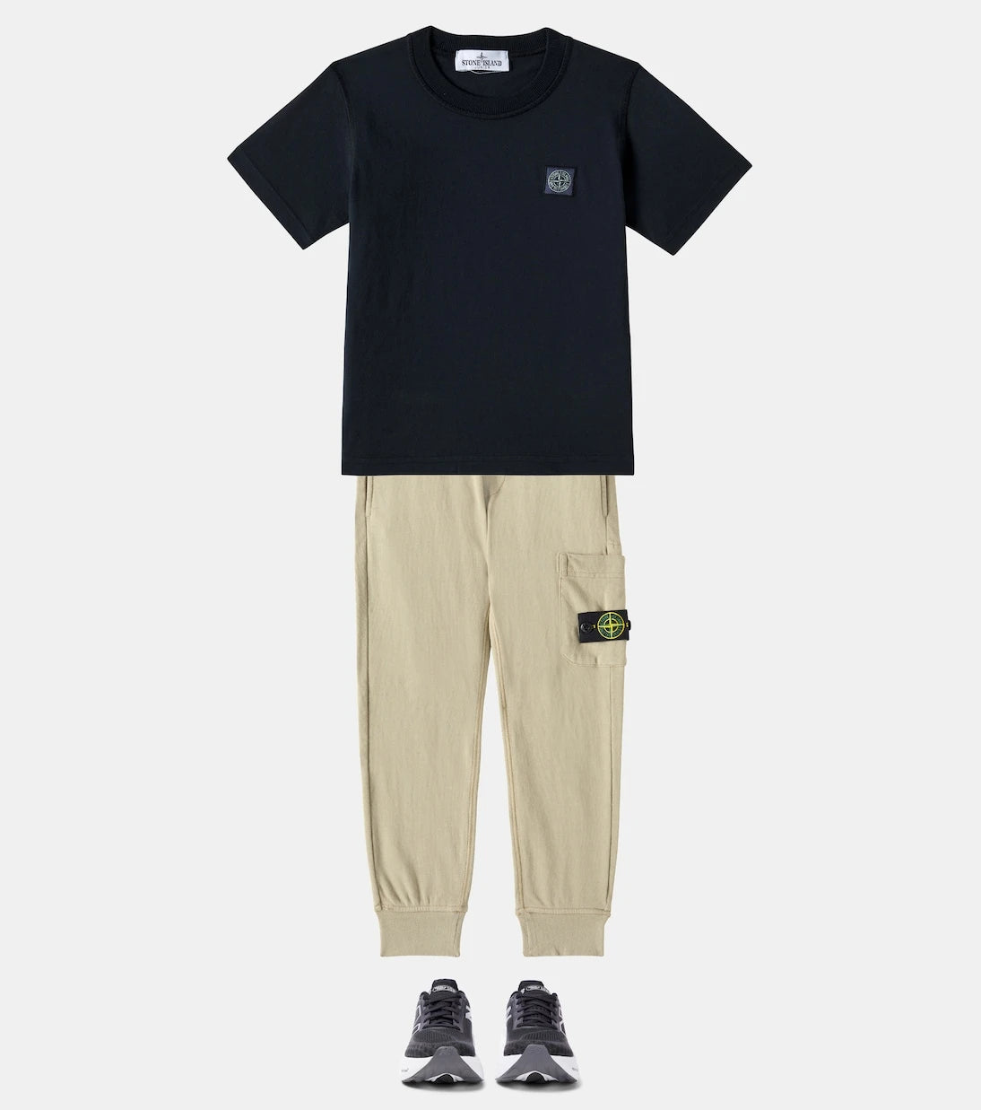 Stone Island Junior - Compass cotton sweatpants