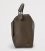 LOEWE Grey Large Leather Puzzle Edge Top-Handle Bag