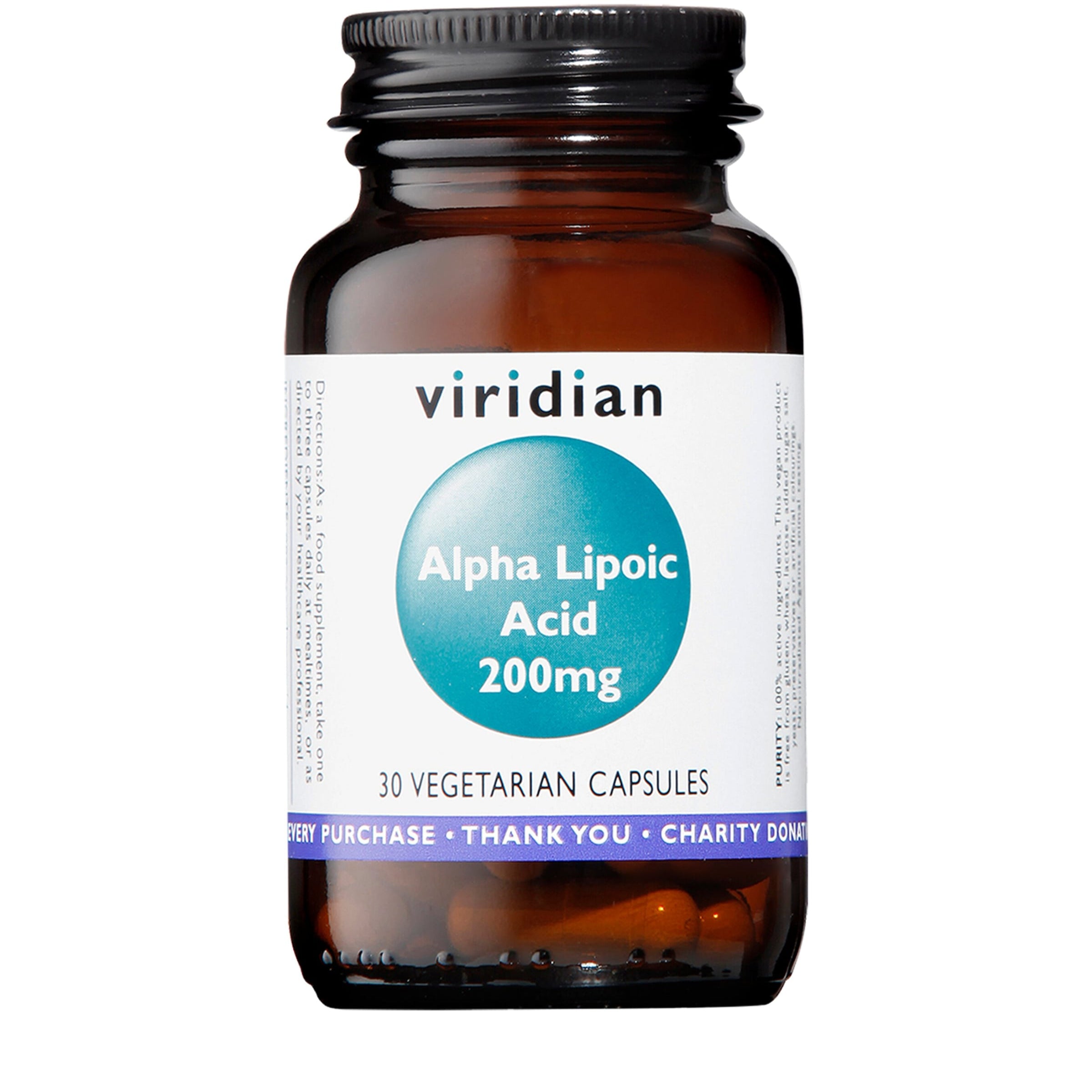 Alpha Lipoic Acid 200mg (30 Capsules)