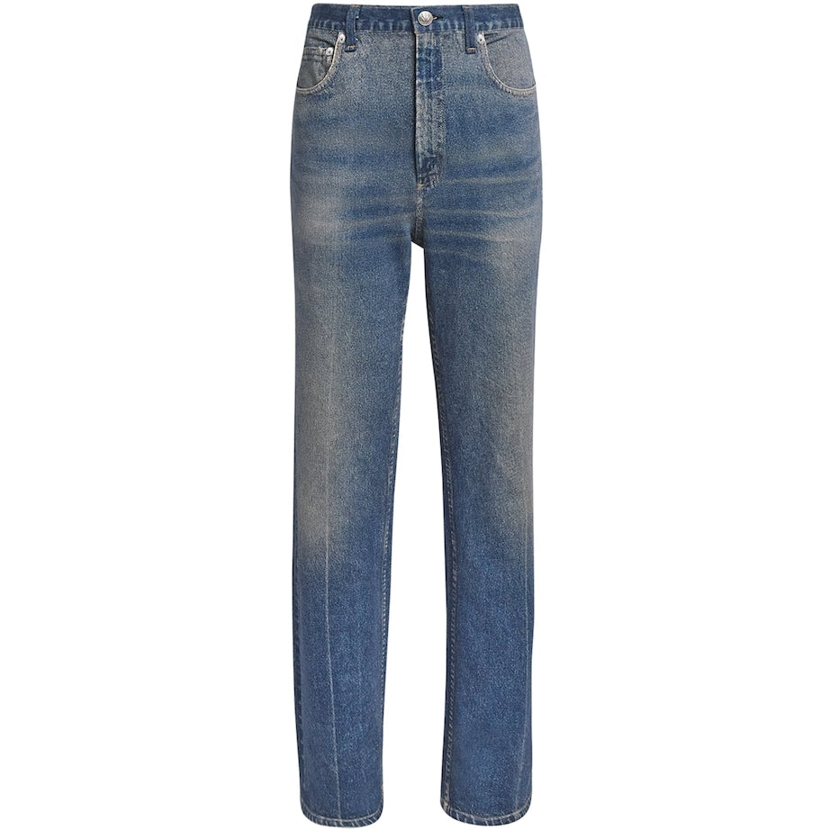 Blue Miramar Shea Ankle-Length Trousers