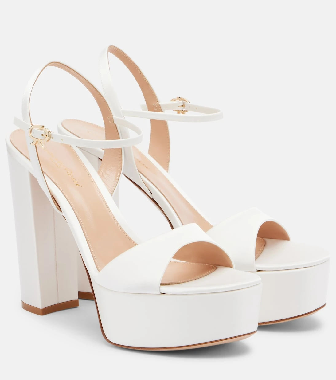 Gianvito Rossi - Marlena satin platform sandals
