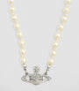 Vivienne Westwood Pearl Mini Bas Relief Necklace