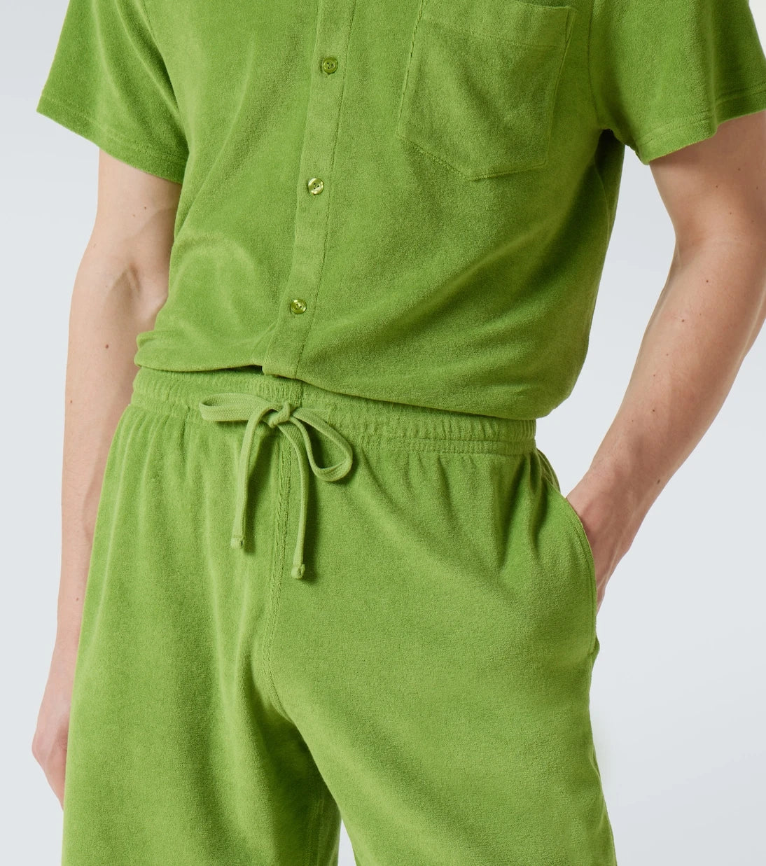 Vilebrequin - Cotton-blend terry Bermuda shorts