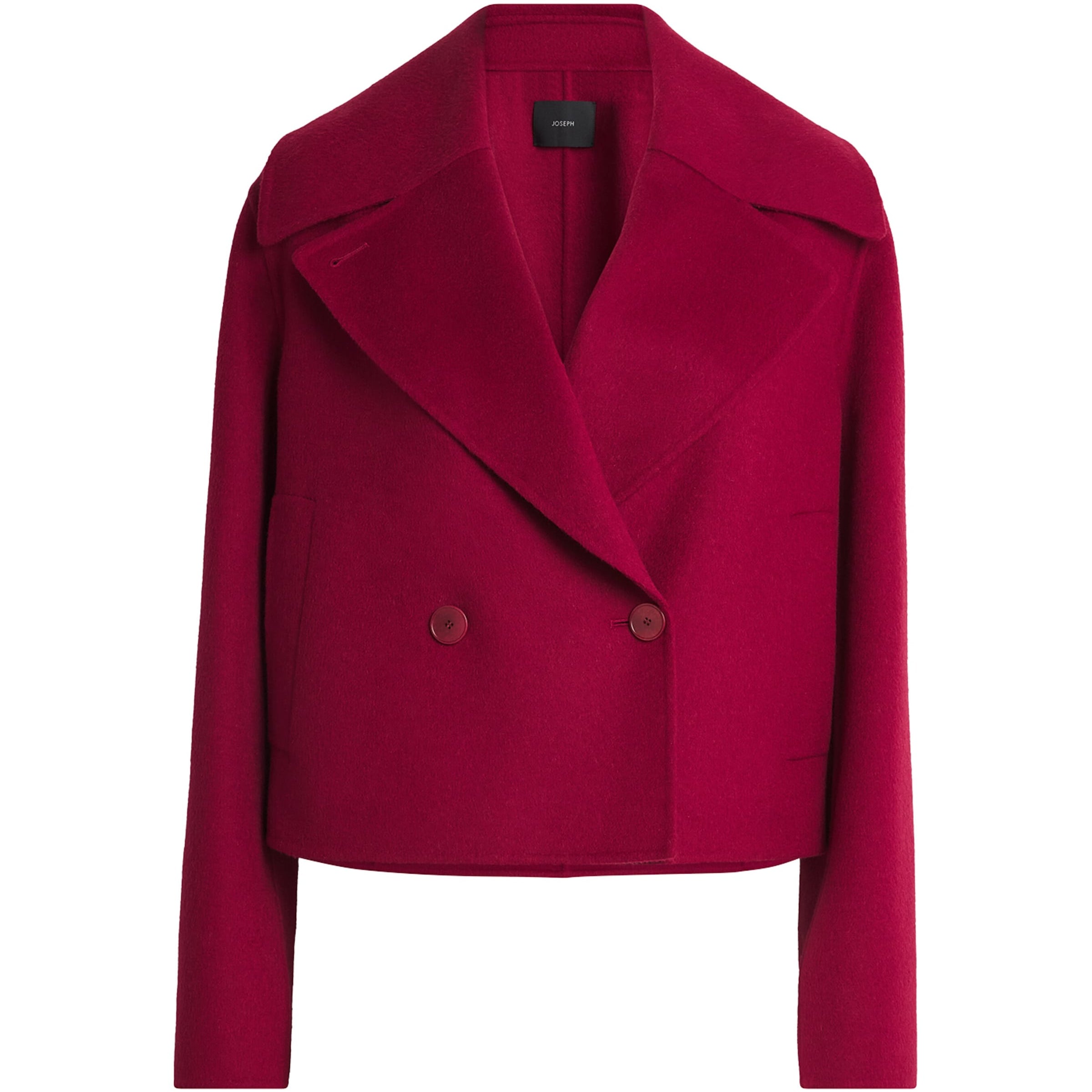 Red Wool-Cashmere Delano Coat
