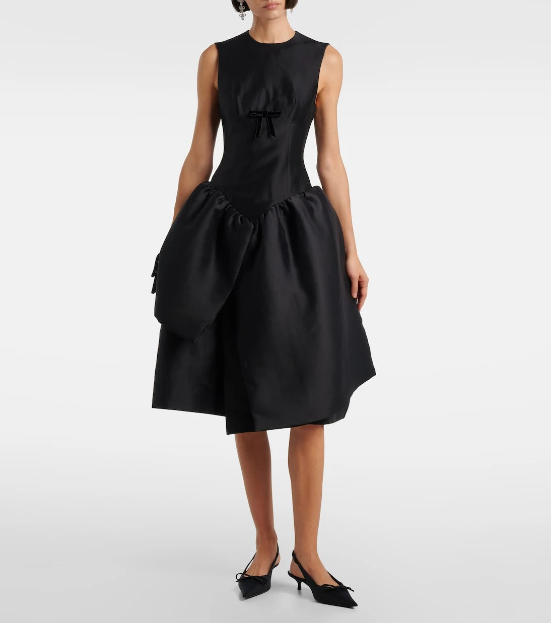 Shushu/Tong - Bow-detail midi dress