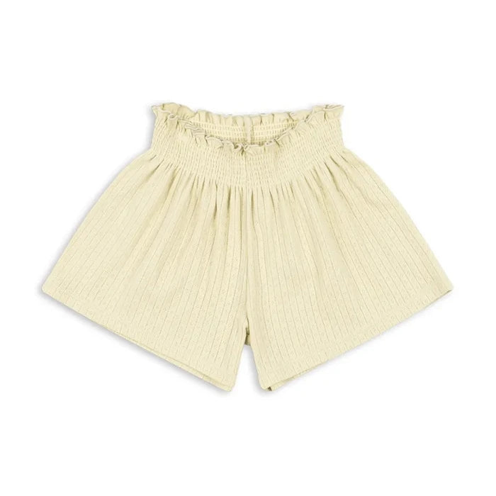 Konges Sløjd çocuklar için pamuk kısa şort MINNIE SHORTS GOTS