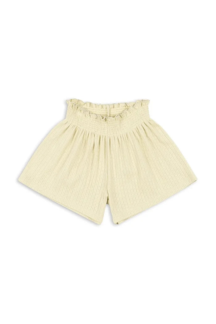 Konges Sløjd çocuklar için pamuk kısa şort MINNIE SHORTS GOTS
