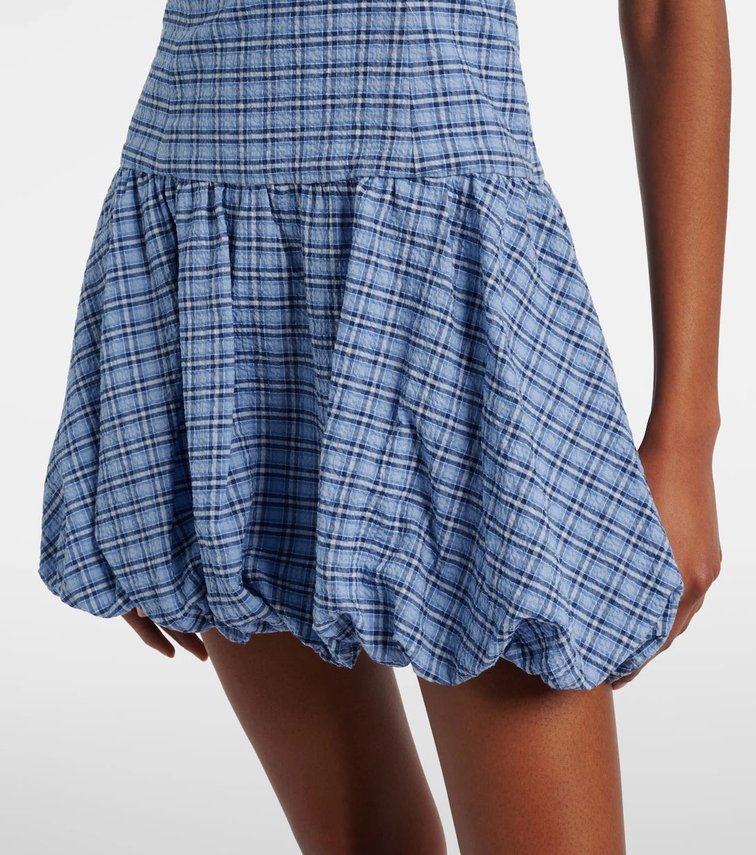 Faithfull - Pelea checked cotton minidress