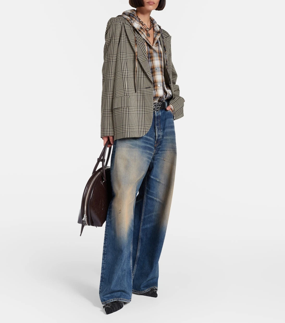 Acne Studios - U Rocka geniş paça jean