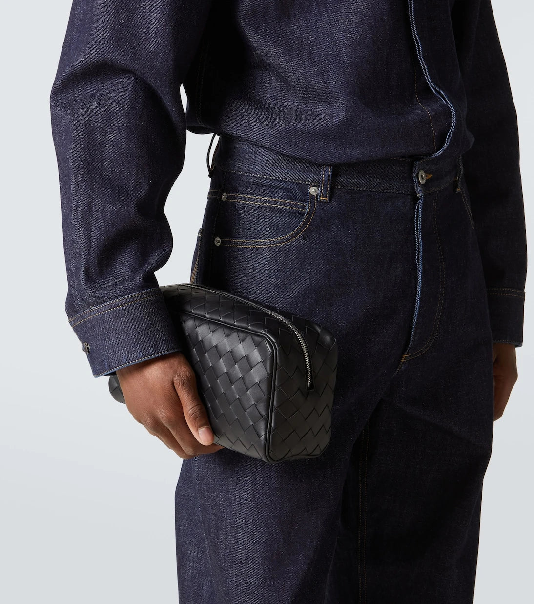 Bottega Veneta - Intrecciato leather wash bag