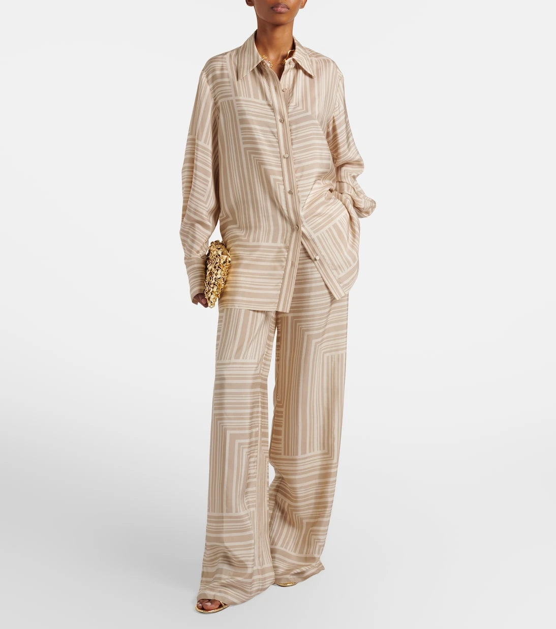 Joseph - Atlan printed silk shirt