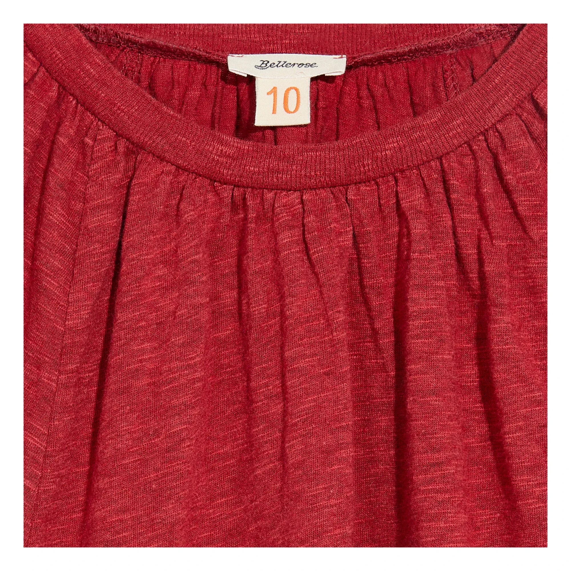 Bellerose - Molly Long Sleeve T-Shirt | Cherry red