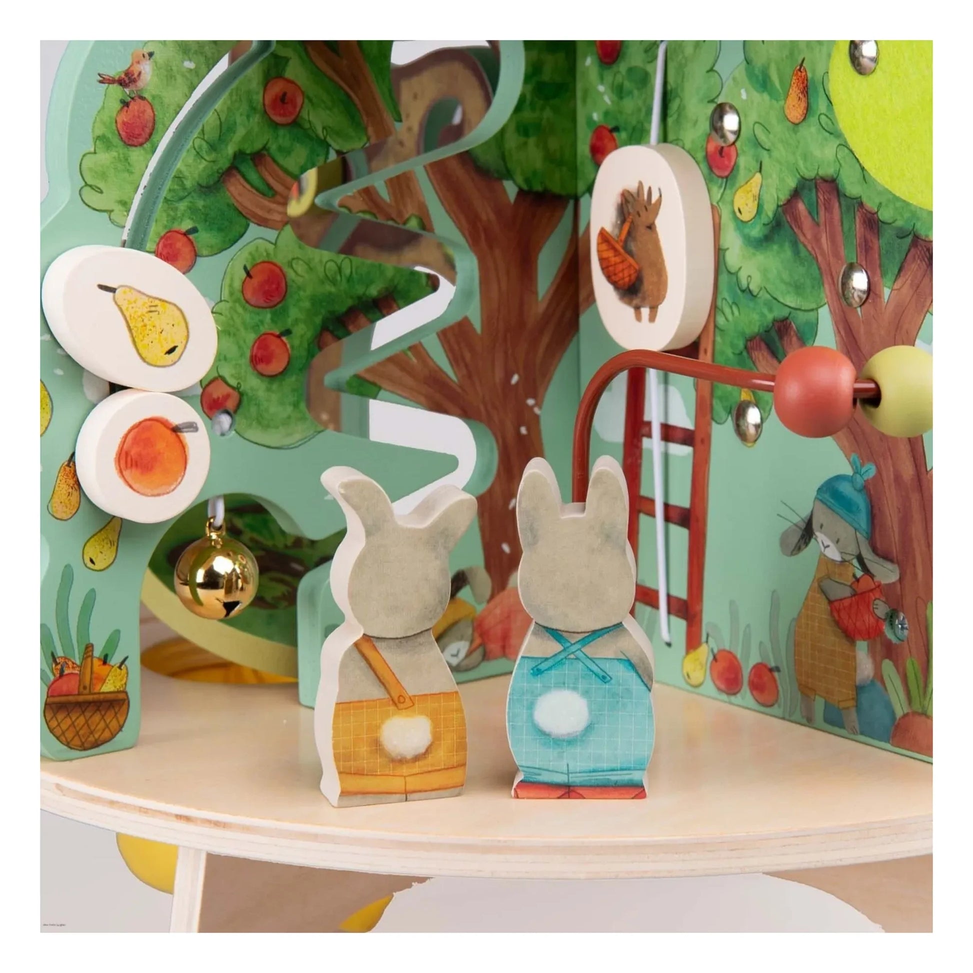 Moulin Roty - Multi-activity garden - Three little rabbits