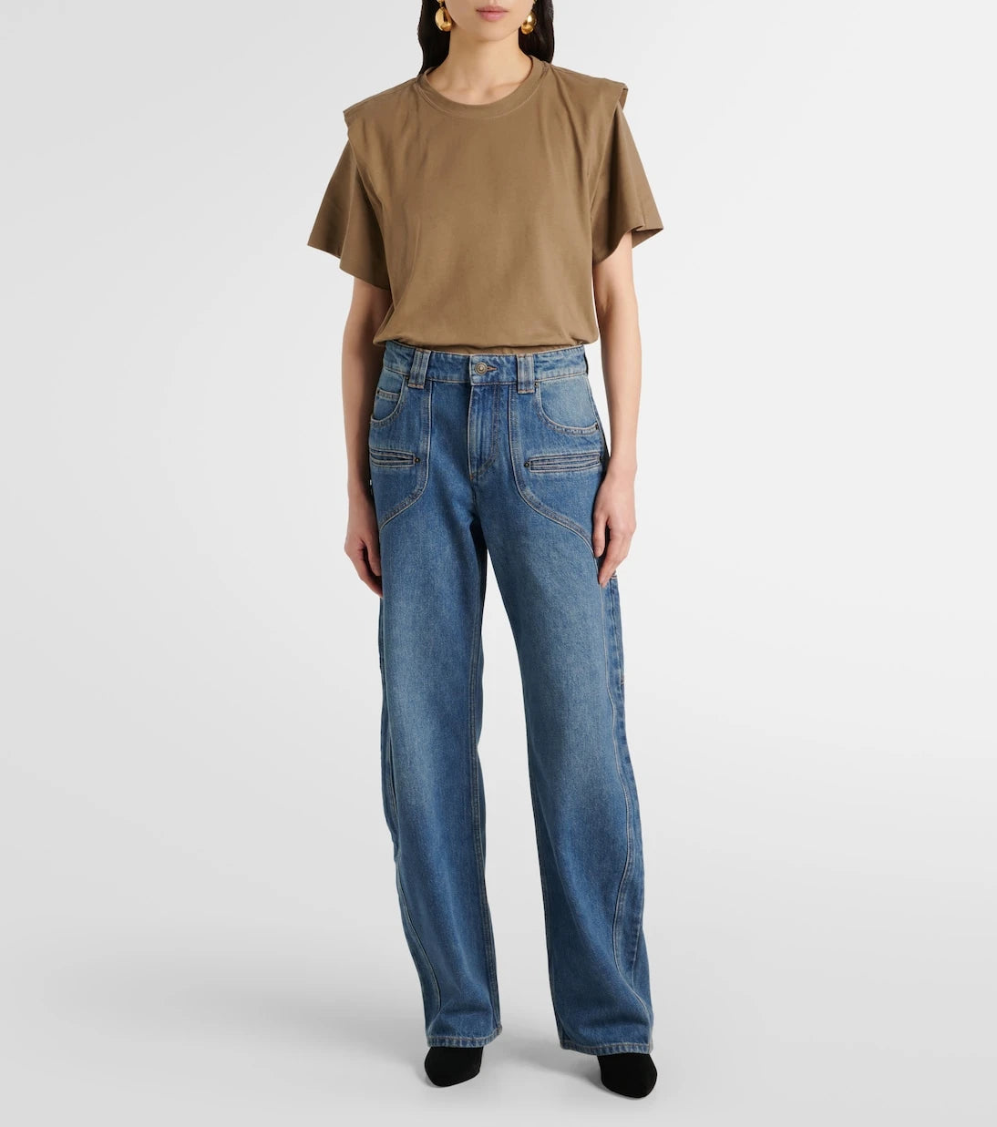 Isabel Marant - Betiane wide-leg jeans