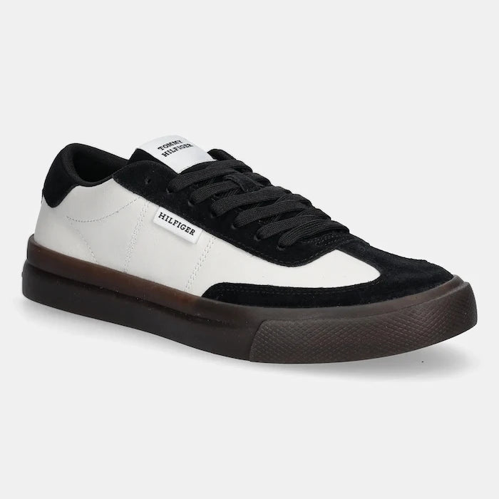 Кожени маратонки Tommy Hilfiger TH CUPSET SUMMER LTH