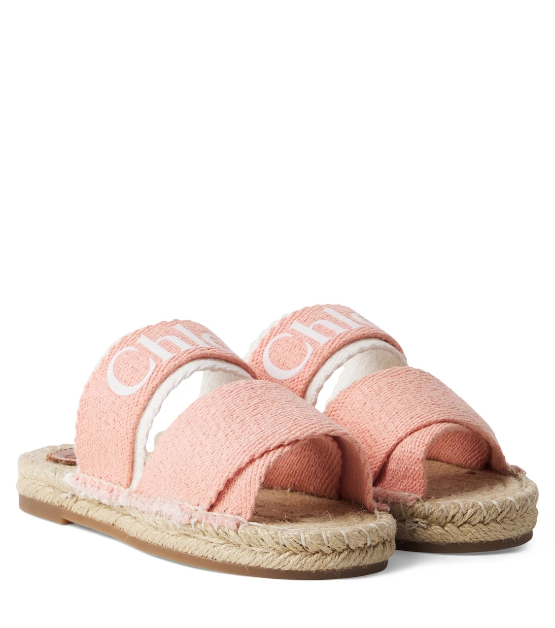 Chloé Kids - Logo espadrille sandals