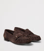 Brown Ellis Suede Loafers