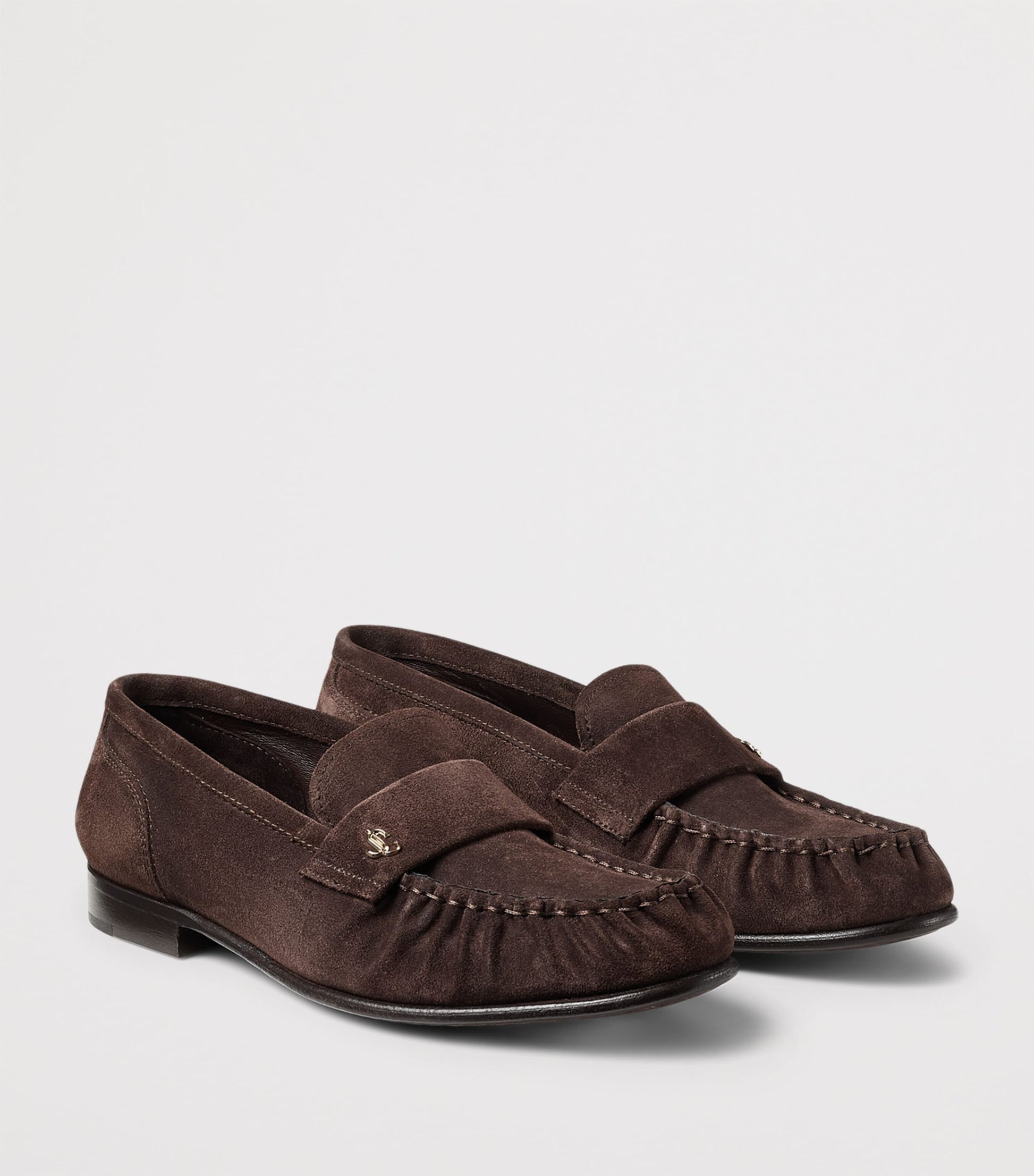 Brown Ellis Suede Loafers