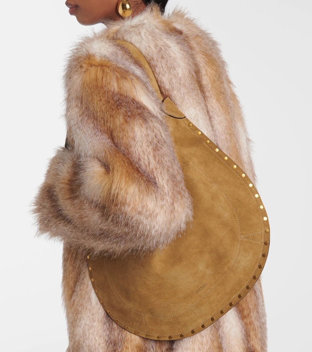 Isabel Marant - Oskan Large suede shoulder bag