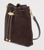 Jimmy Choo Brown Suede Cinch Mini Bag