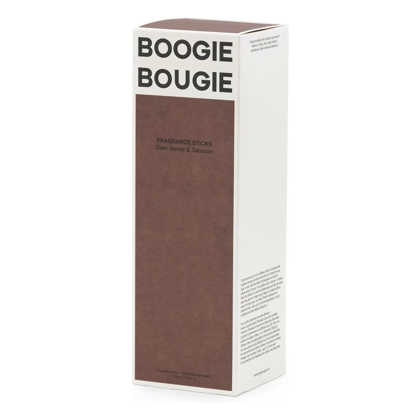Boogie Bougie - Diffuser Dark Honey &amp; Tobacco