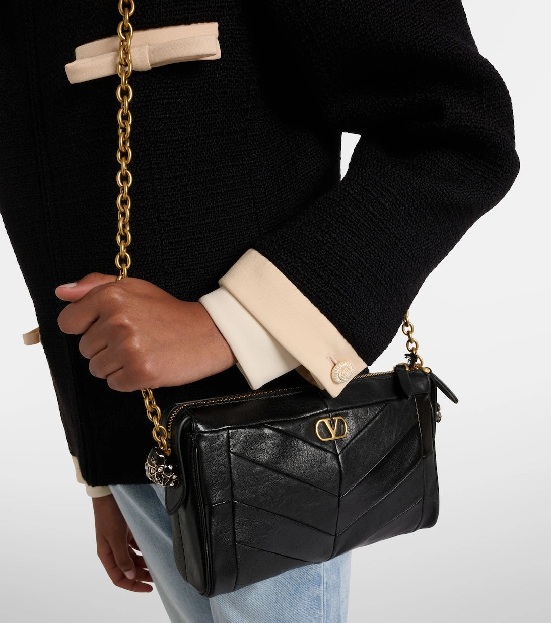 Valentino Garavani - Panthea Small leather crossbody bag