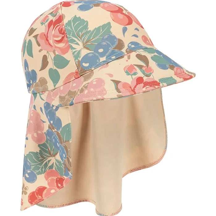 Детска шапка с козирка Konges Sløjd MANUCA FRILL SUN HAT GRS
