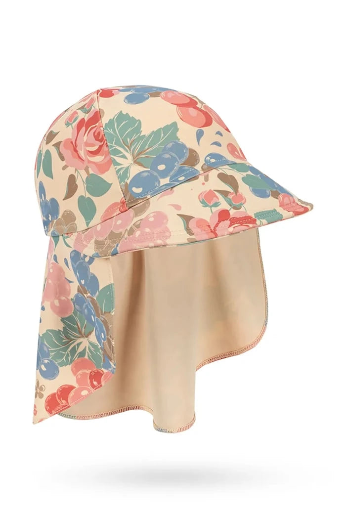 Детска шапка с козирка Konges Sløjd MANUCA FRILL SUN HAT GRS