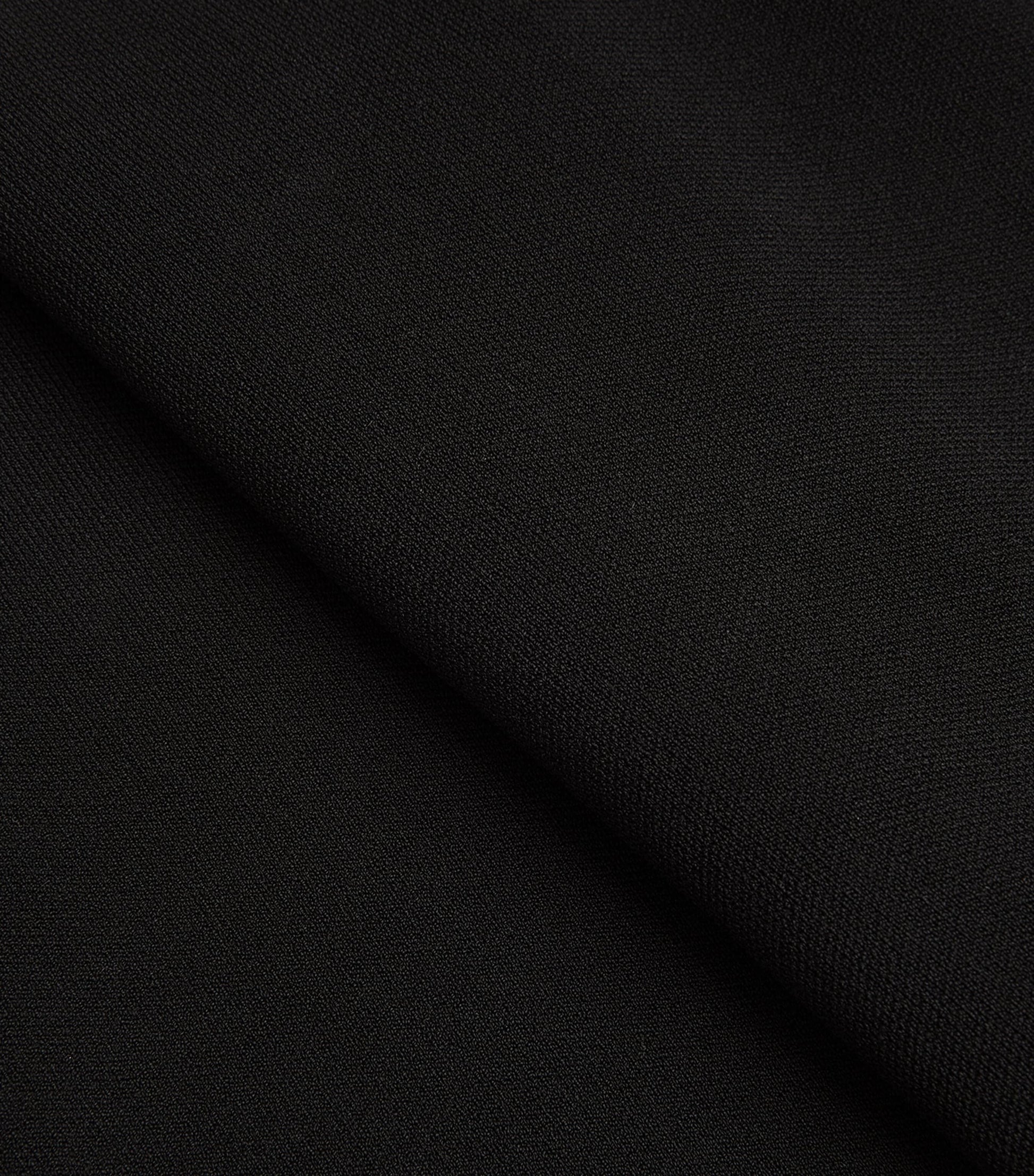 Maje Black Square-Neck Crop Top