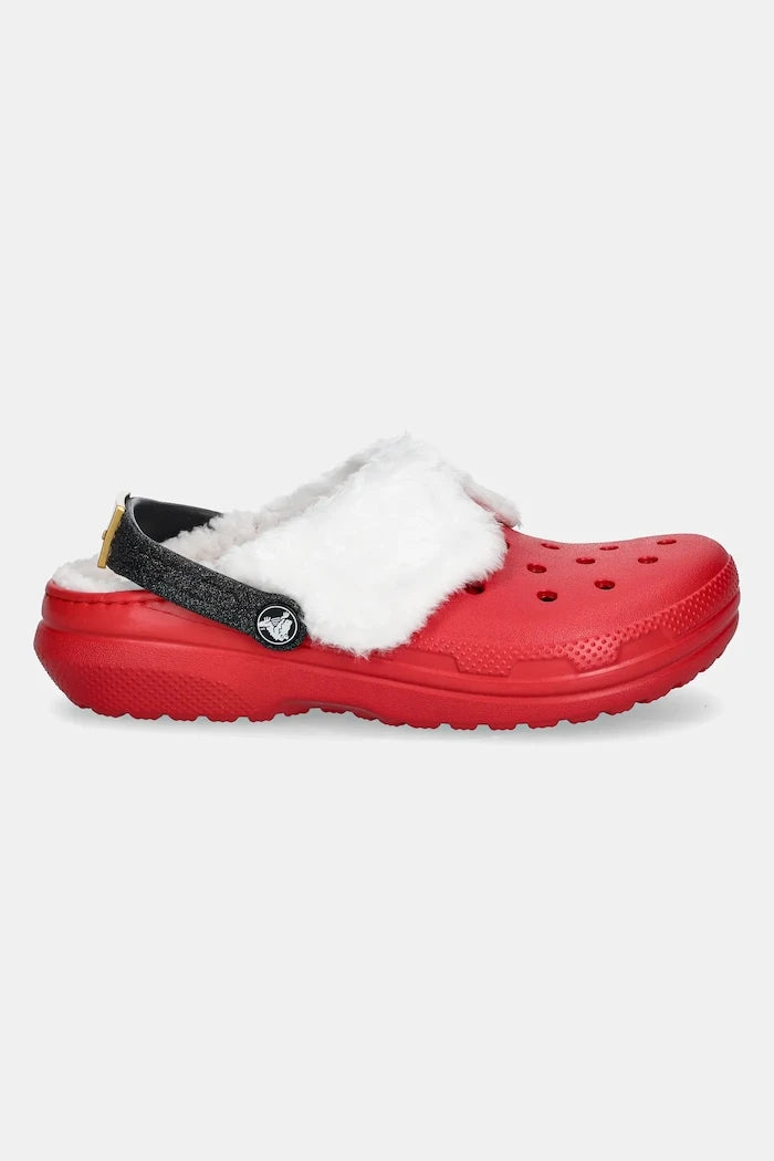 Детски чехли Crocs CLASSIC LINED SANTA CLOG