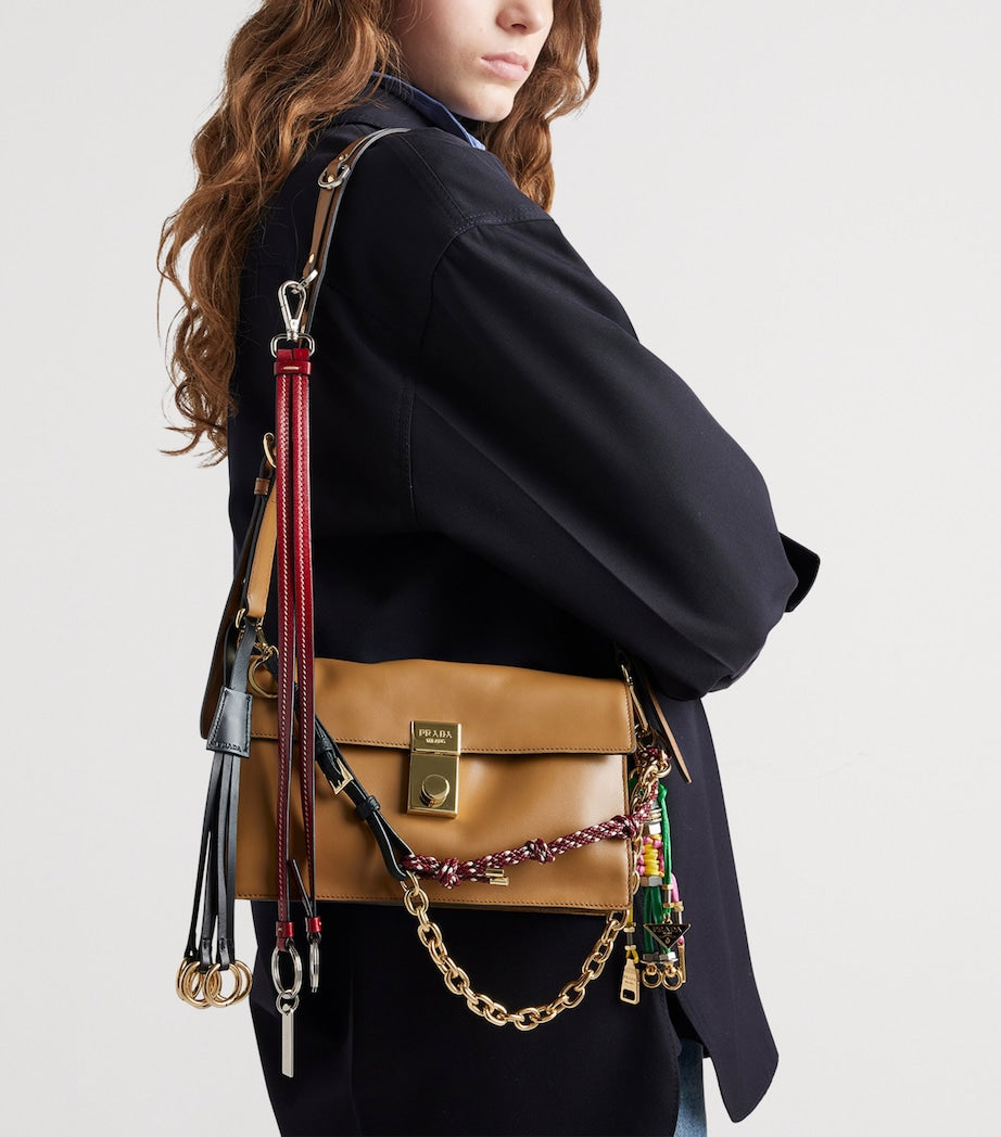 Prada Small Leather Soft Sound Shoulder Bag