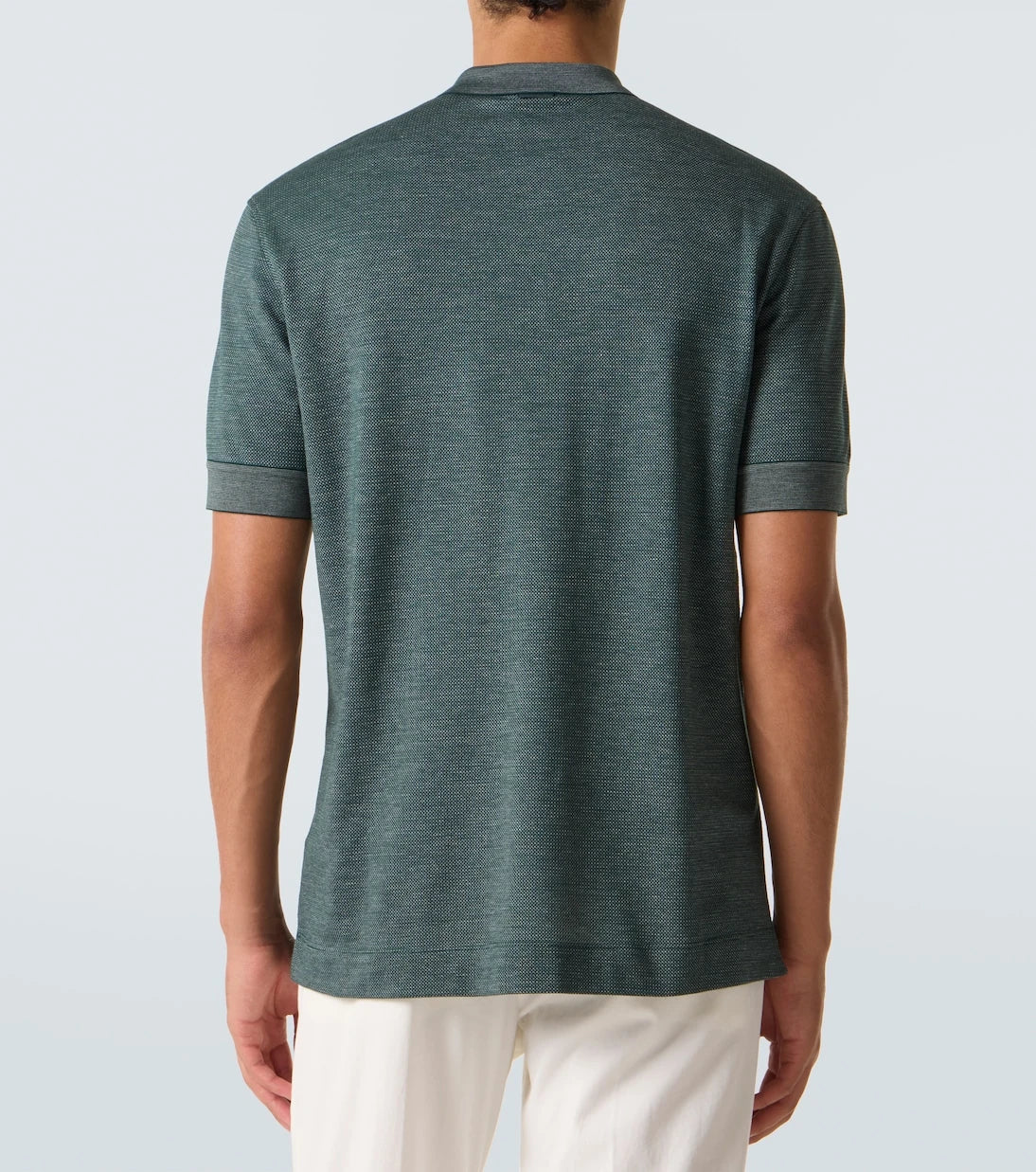 Zegna - Cotton and silk polo shirt