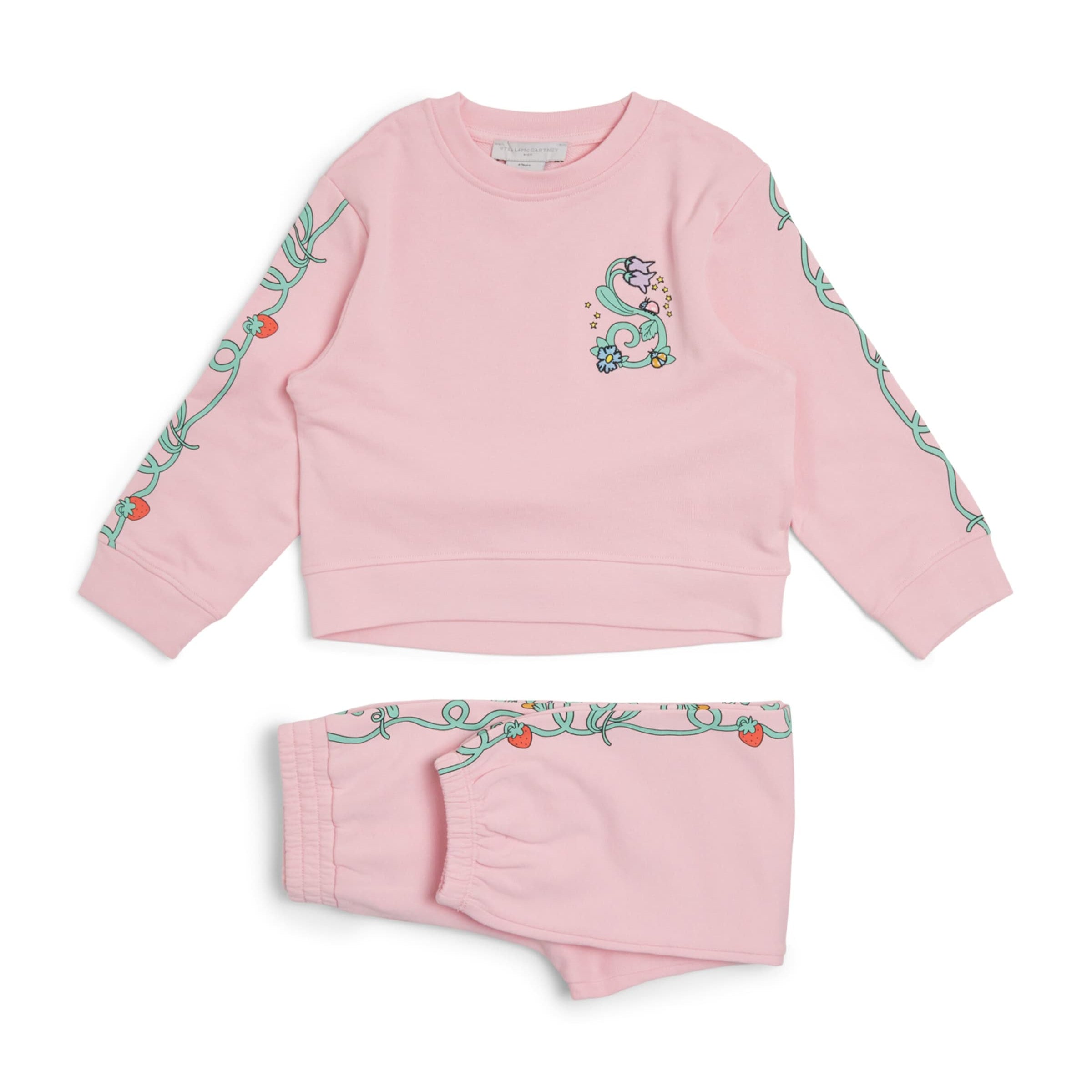 Stella McCartney Kids Organic Cotton Floral Tracksuit (2-14 Years)