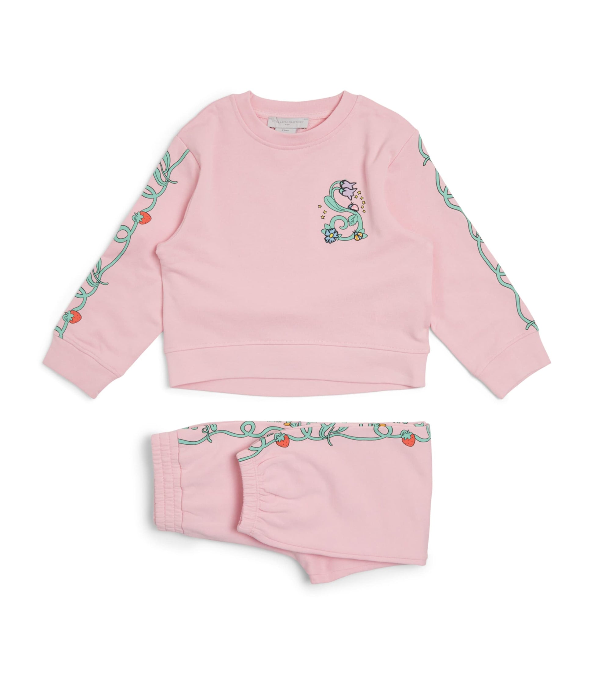 Stella McCartney Kids Organic Cotton Floral Tracksuit (2-14 Years)