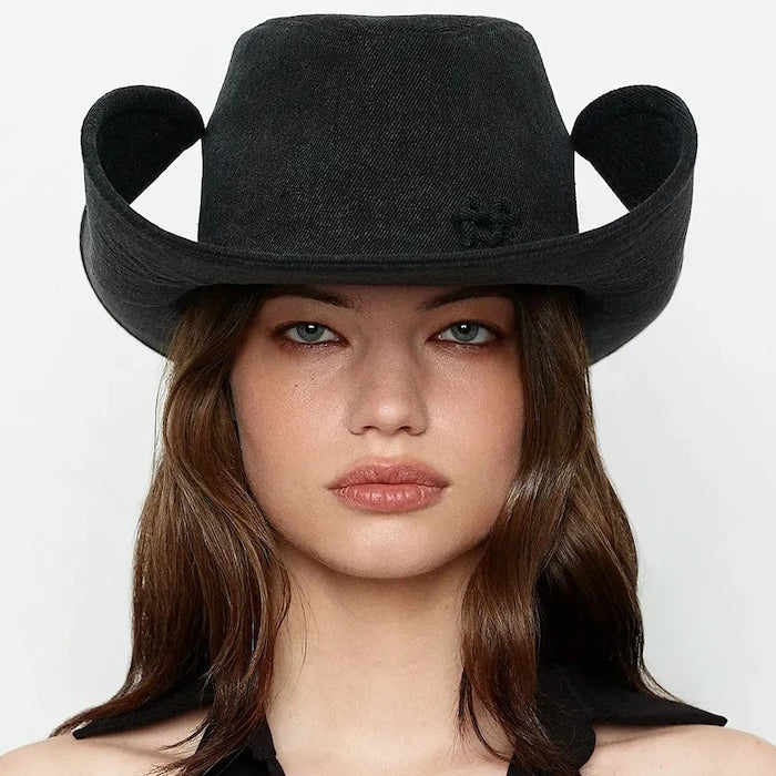 Дънкова капела Ruslan Baginskiy Ruslan Baginskiy Denim Cowboy Hat