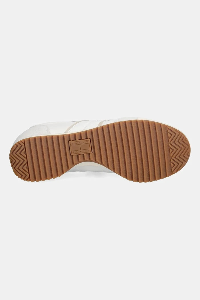 Кожени маратонки Tommy Jeans TJW LOW PROFILE RUNNER LTHR MIX