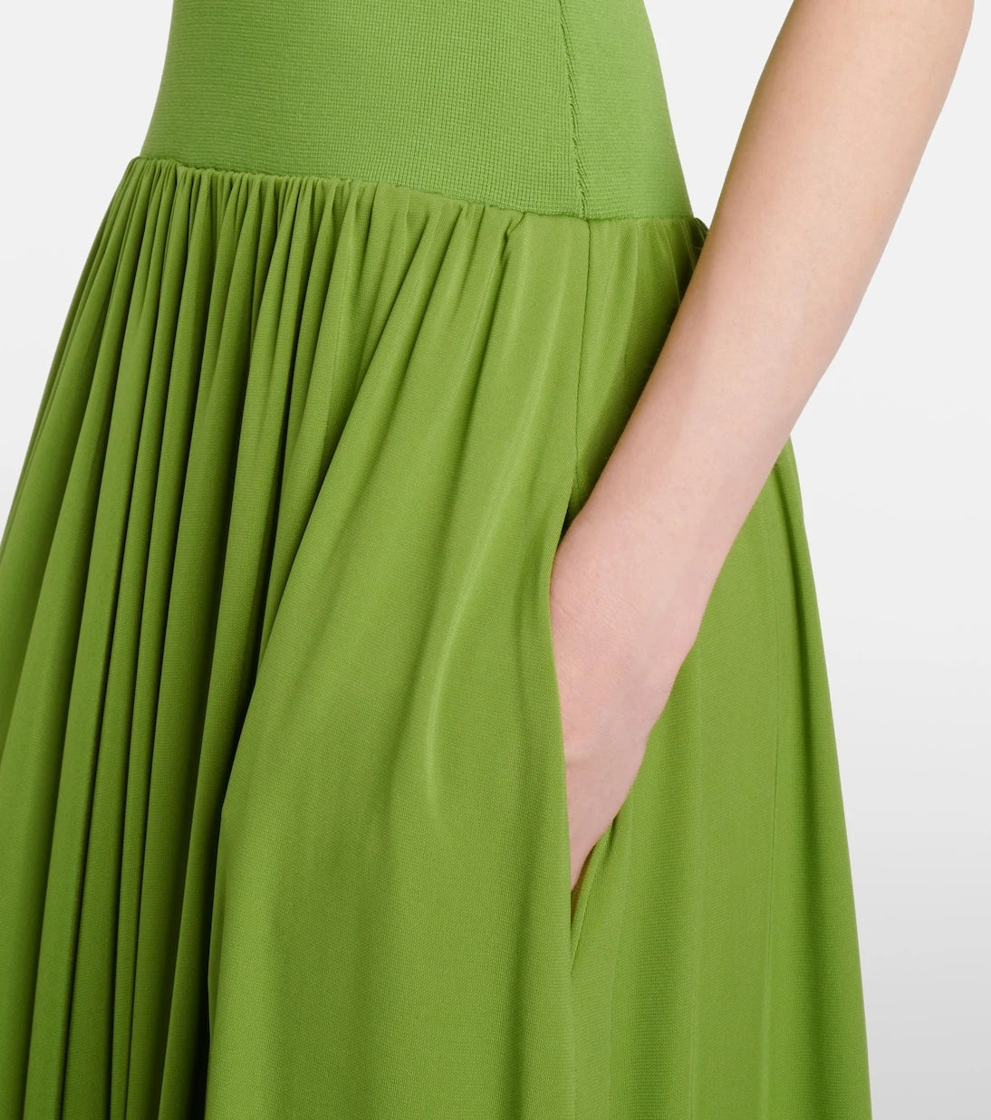 Simkhai - Amarantha draped jersey midi dress