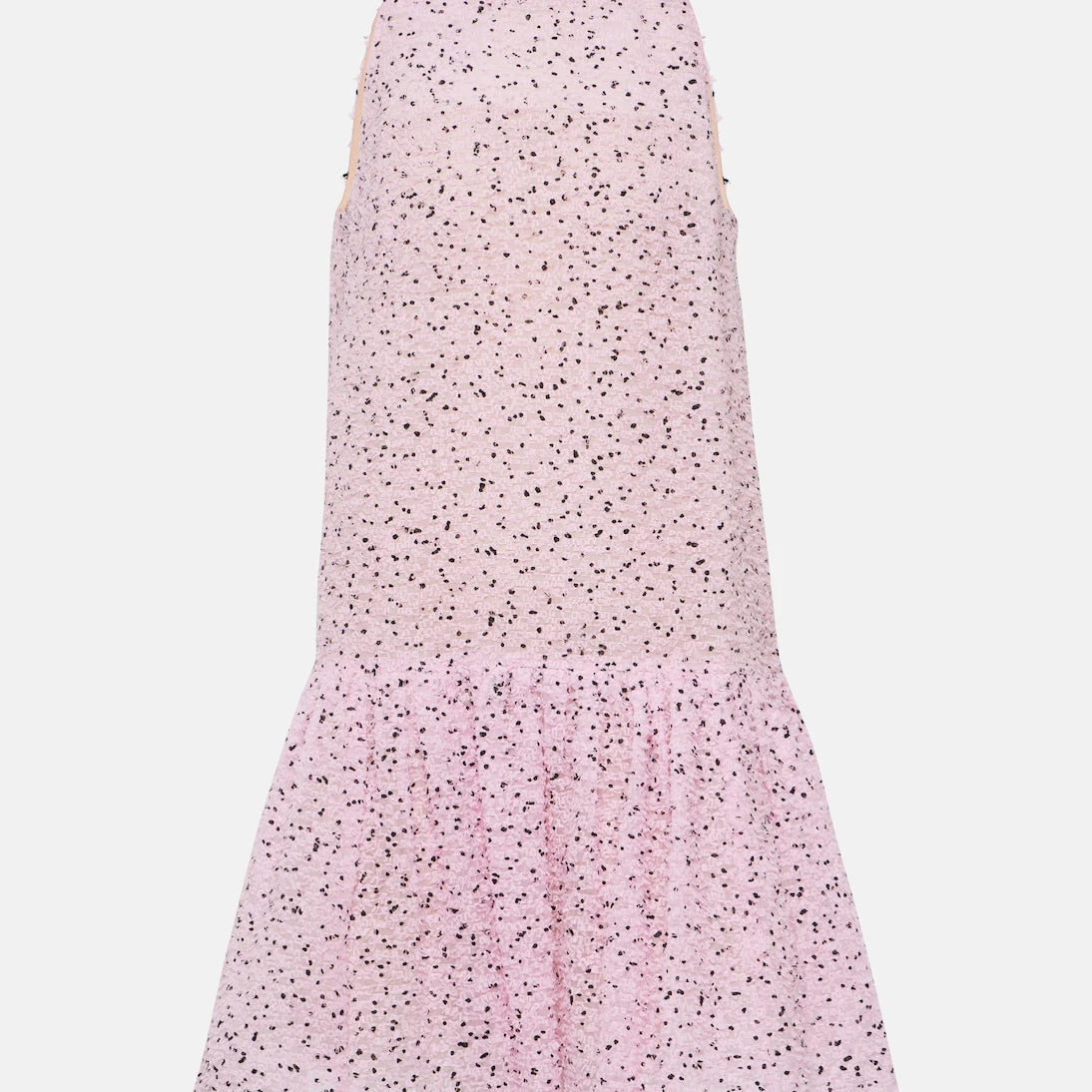 Oscar de la Renta - فستان قصير من قماش الفيل كوبيه