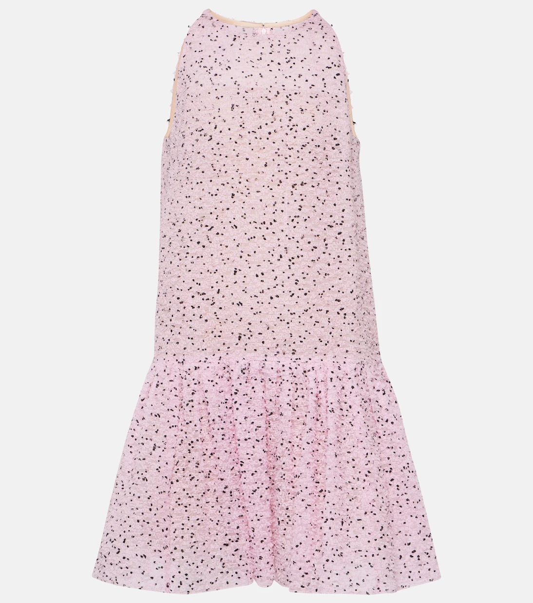 Oscar de la Renta - فستان قصير من قماش الفيل كوبيه