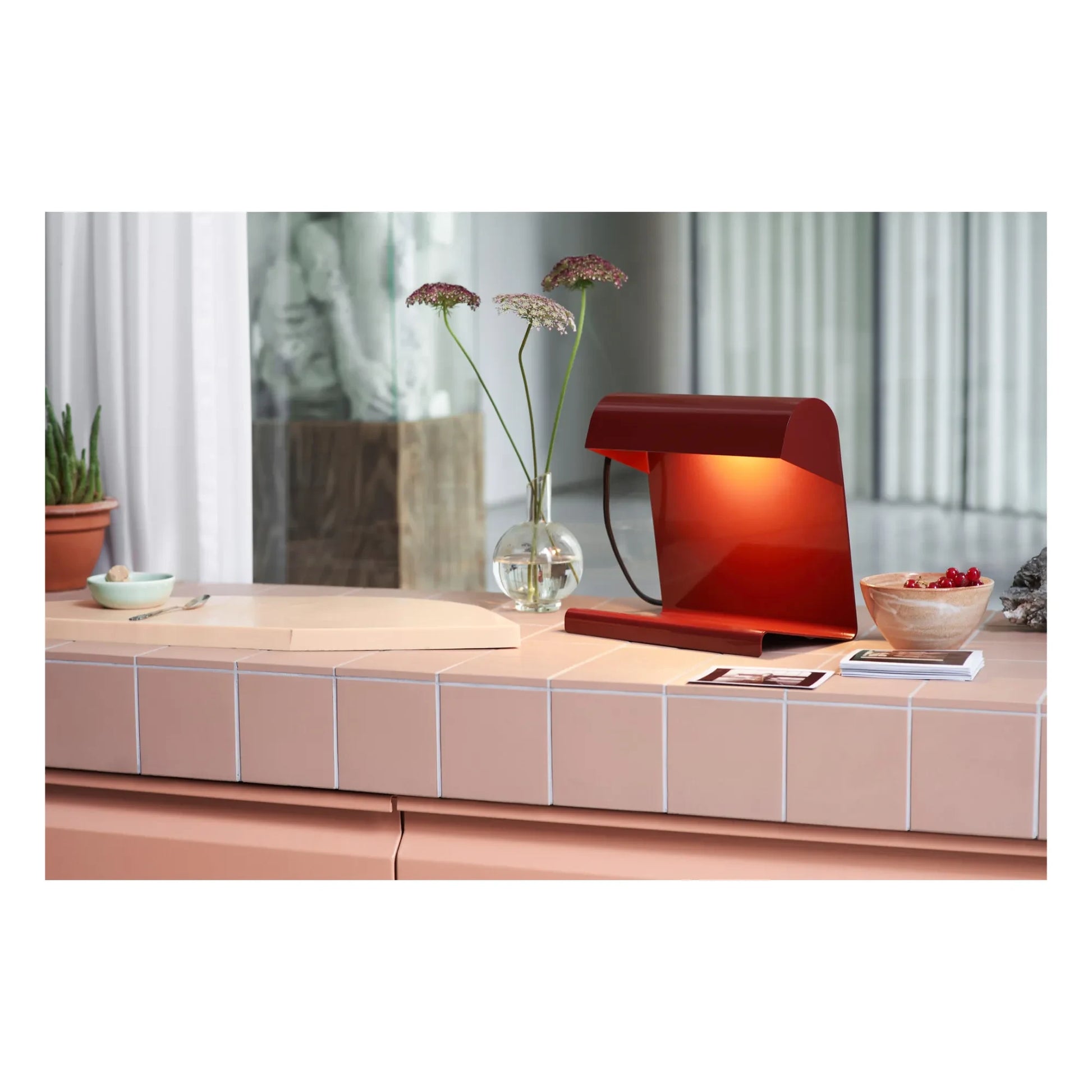 Vitra - Office Lamp - Jean Prouvé | Japanese Red