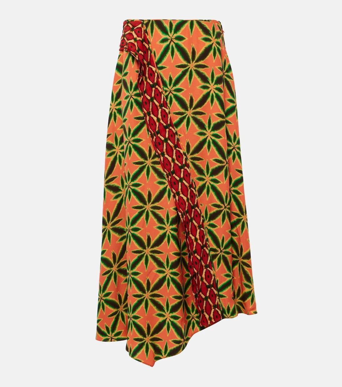 Ulla Johnson - Violette ruffled crepe midi skirt