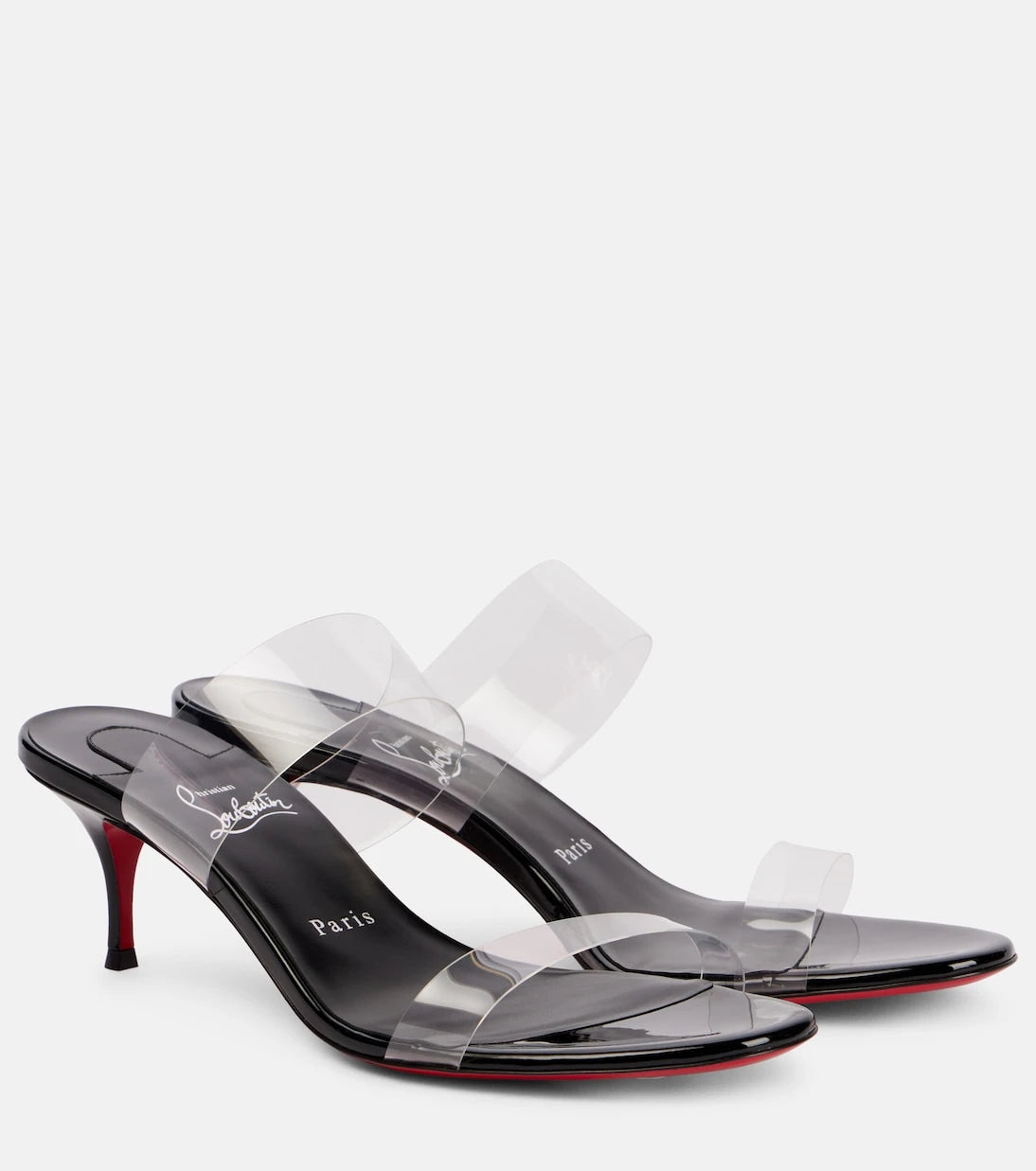 Christian Louboutin - Just Nothing 55 PVC sandals