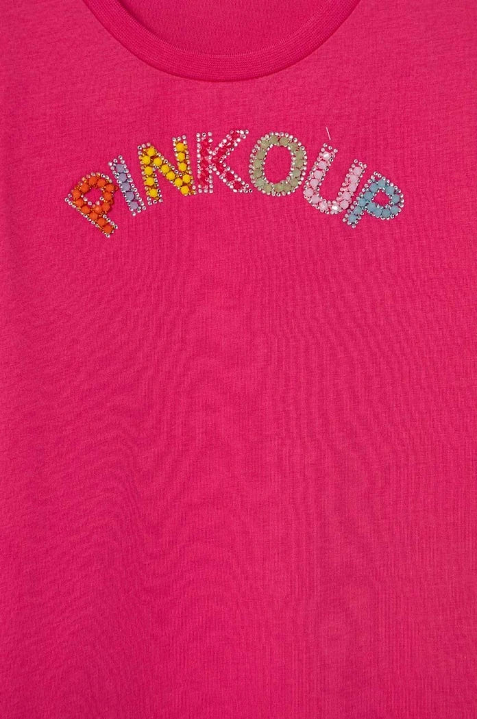 Çocuk pamuklu tişört Pinko Up