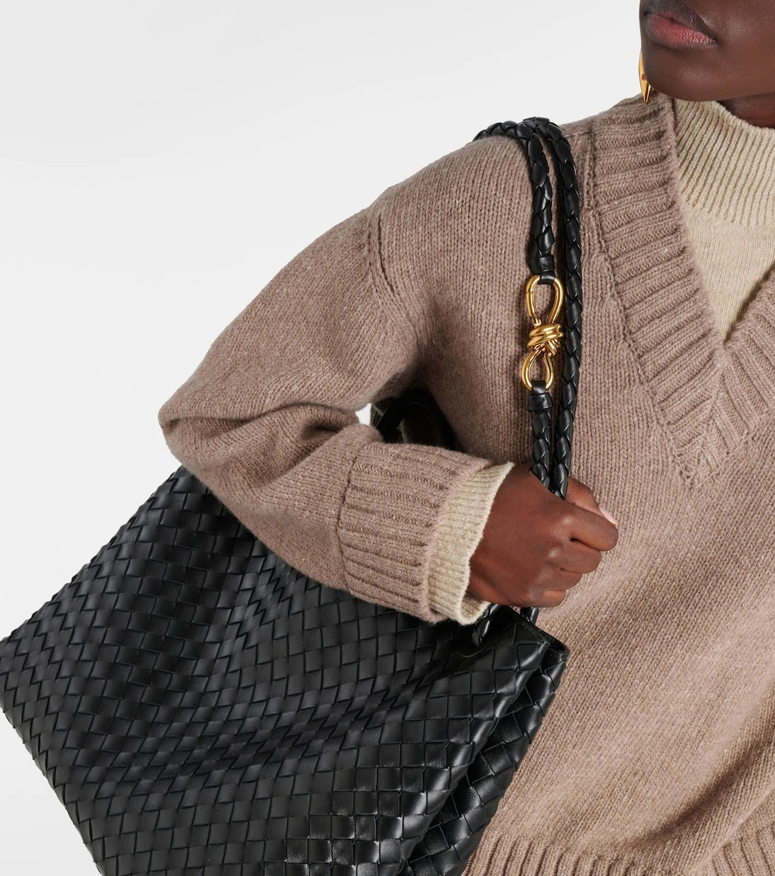 Bottega Veneta - Andiamo Large leather tote bag