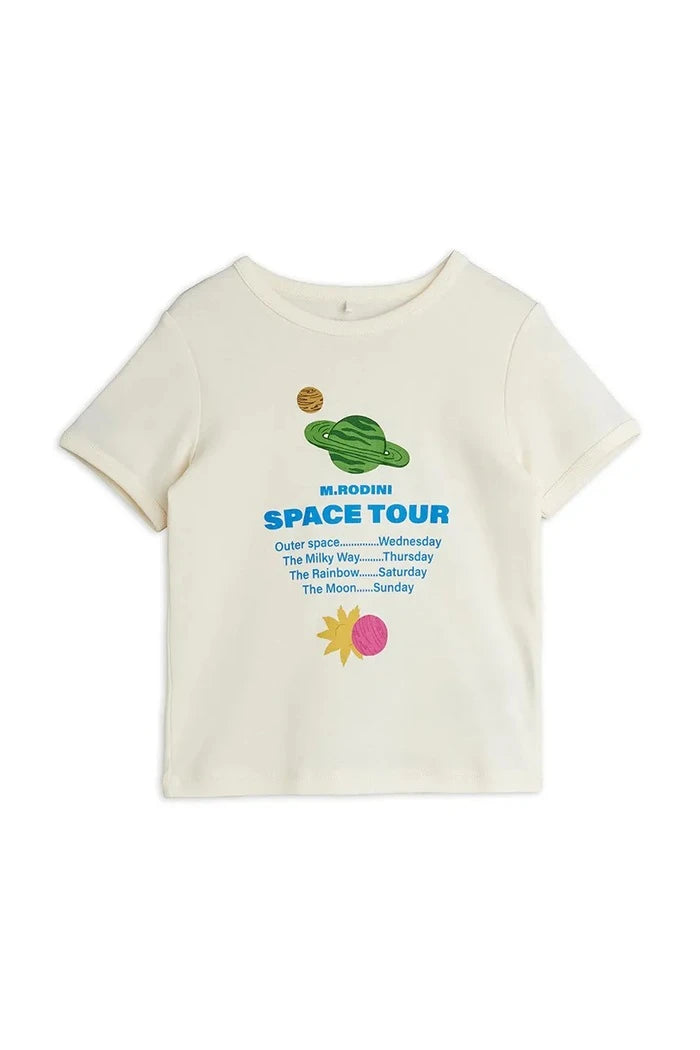 Mini Rodini Space Tour Çocuk Pamuklu Tişört