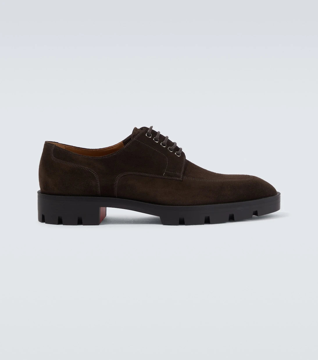 Christian Louboutin - Davisol Lion suede Derby shoes